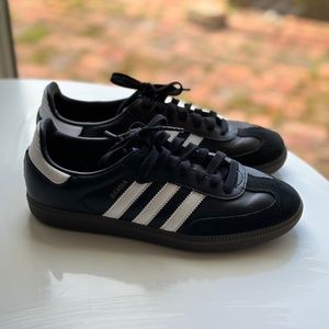Adidas Samba OG Shoe, Core Black / Cloud White / Gum, M 6 / W 7